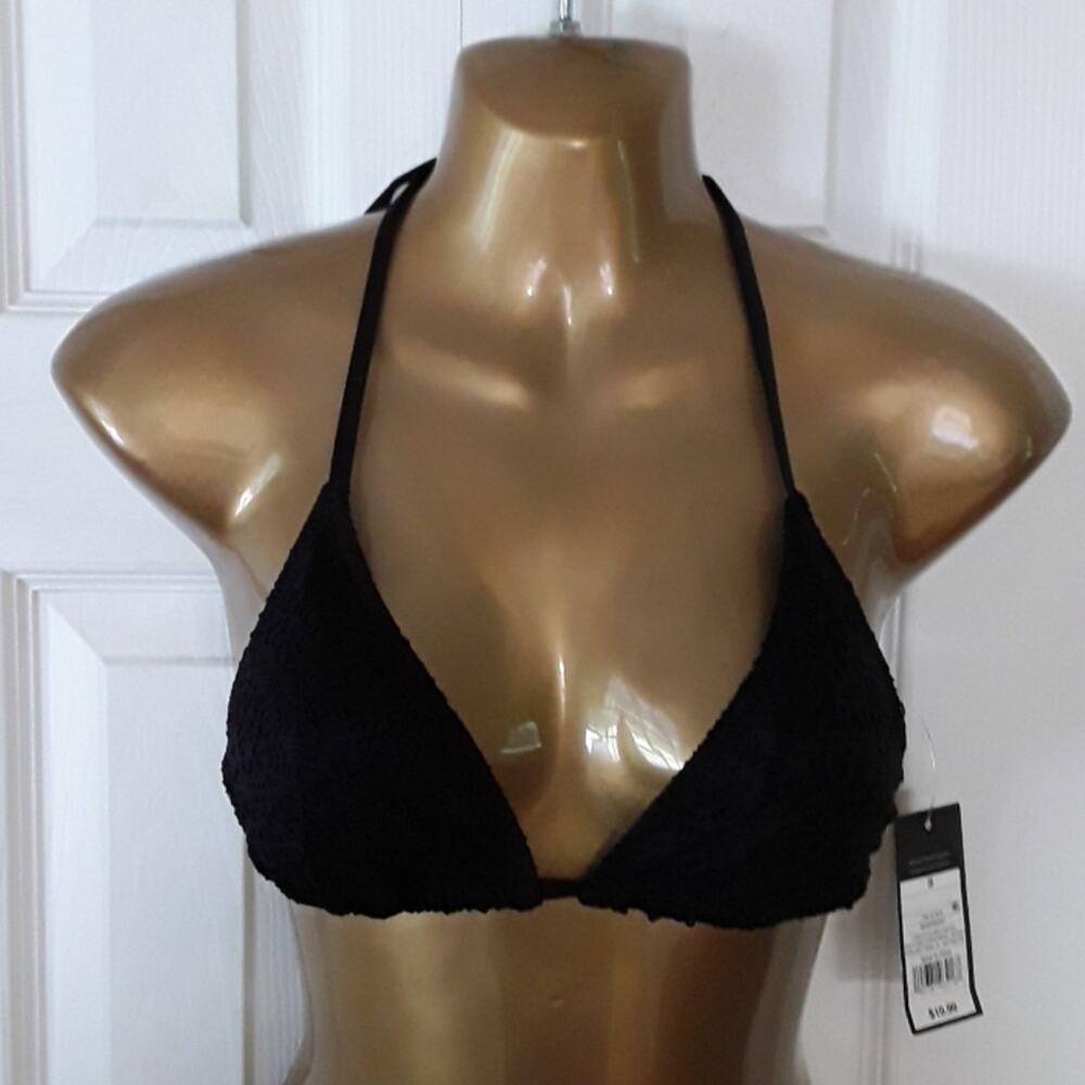 NWT Mossimo Sz. S Crochet Halter Bikini Top